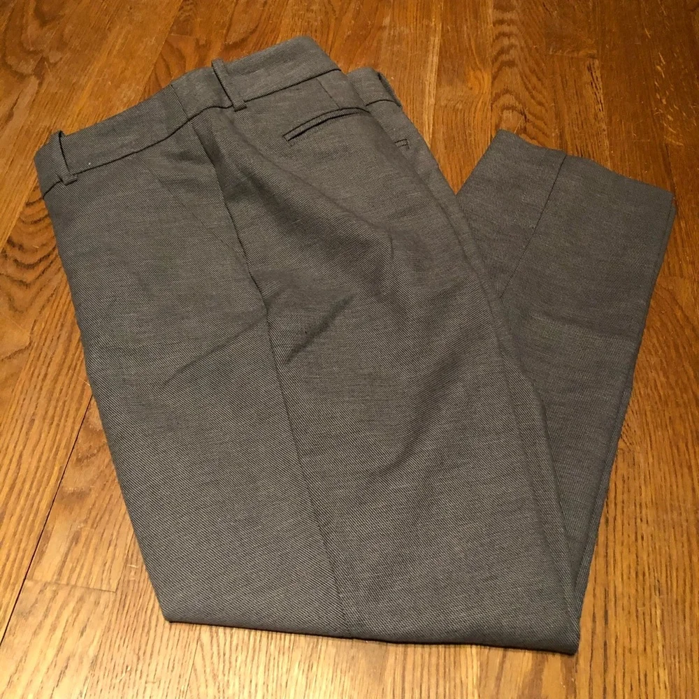 A New Day Womens Grey‎ Stretch Straight Leg Dress Pants Trousers Size 8